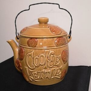 Fabulous Vintage Cookie Kettle Teapot with Handle Made in Japan